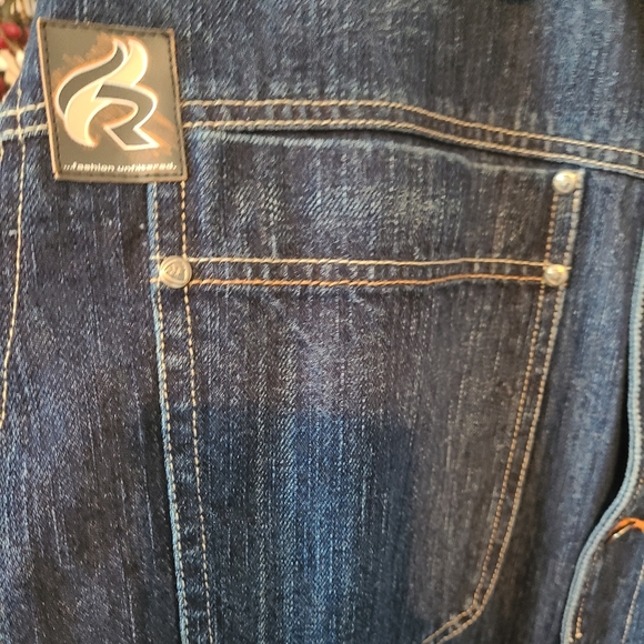 Raw Blue Men's Blue Jean Denim Jacket, Blue, Size: Large - Picture 10 of 14